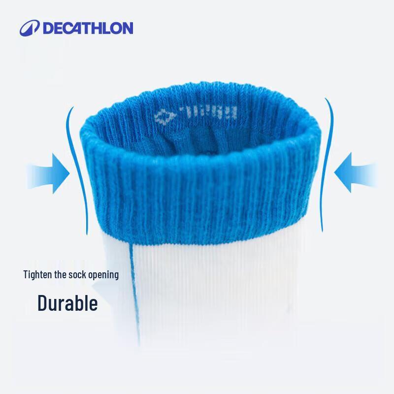 Decathlon Kids' Thickened Roller Skating Socks (2 Pairs)