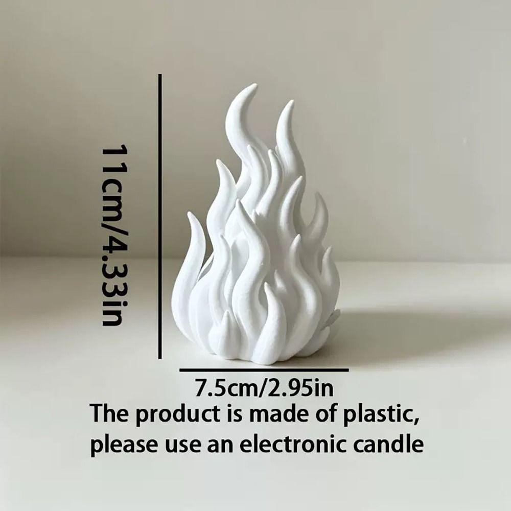 Portable Design Night Light Lampshade 3D Printed Imitation Bonfire Lampshade  Gift