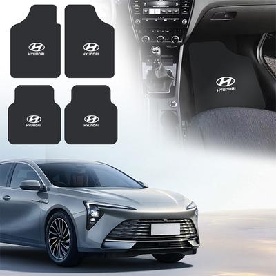 For Hyundai Tucson Accent Elantra Santa Fe Sonata I10 I20 I40 2/4pcs Car Floor Mats Universal Auto Foot Pad  Automobile Interior