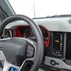 Center Console Dashboard Ring Panel Frame Trim for Bronco 21+Red Carbon Fiber