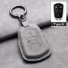New Sheepskin Car Remote Key Cover Case Shell For Cadillac ATS-L XTS XT5 CTS CT6 ATS 28T SRX Escalade 2015 Styling Accessories