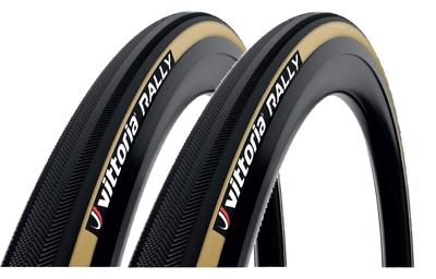 Sada 2 ks Tubular Tire Vittoria RALLY RVC Tubular 700 Para (25-28", boční stěna) [Položka]