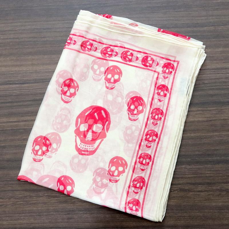 140*140Cm Real Silk Square Scarf For Women Classical Skull Printed  Silk Scarves Summer Ladies Fashion Light Headscarf