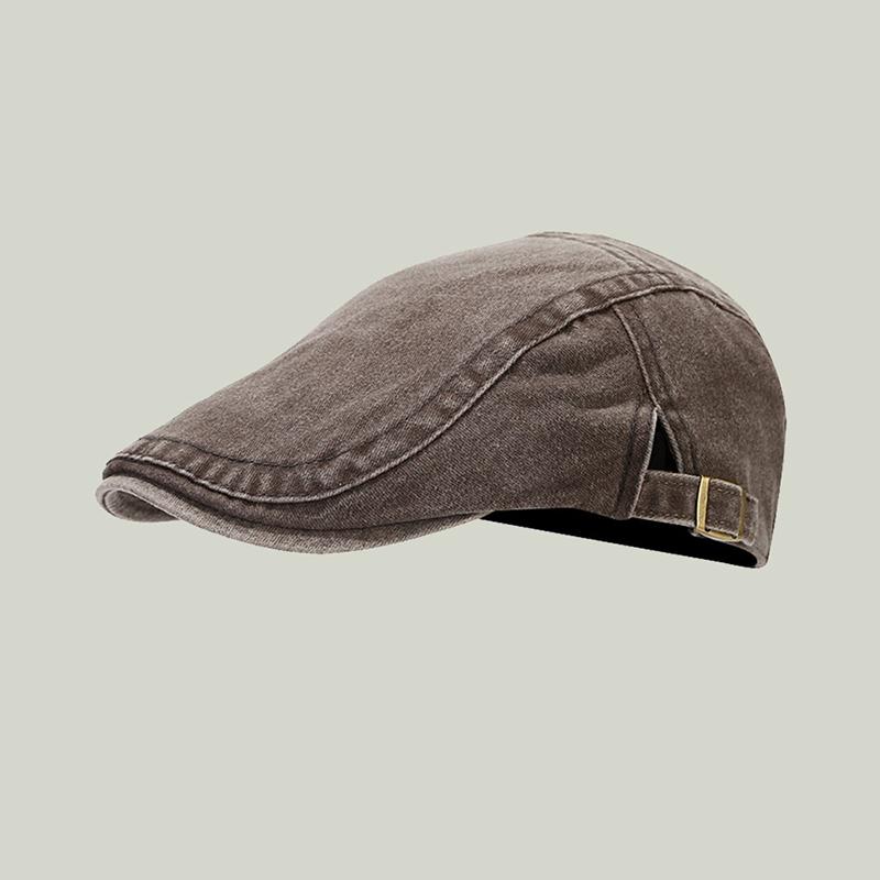 

Casual Simple Beret Korean Version Retro Front Hat Four Seasons British Wind Cap