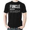 Witty Fashions Funcle - Funny Birthday Gag Gift for Uncle, Brother - Sarcastic Joke Novelty Men's T-Shirt