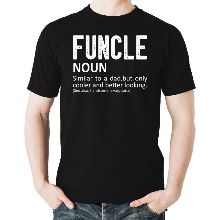 Witty Fashions Funcle - Funny Birthday Gag Gift for Uncle, Brother - Sarcastic Joke Novelty Men s T-Shirt S