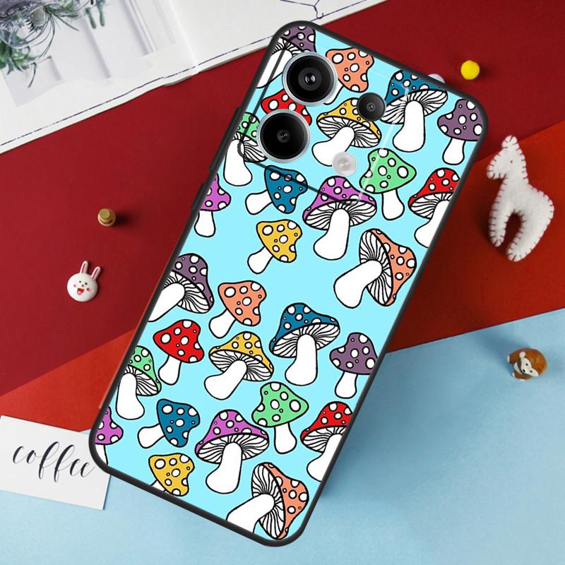 

Чехол Psychedelic Mushrooms Florals для Xiaomi Redmi Note 13 12 10 8 9 11 Pro 12S 10S 11S Redmi 13C 10A 10C 9C 12C Cover Redmi Note 9S