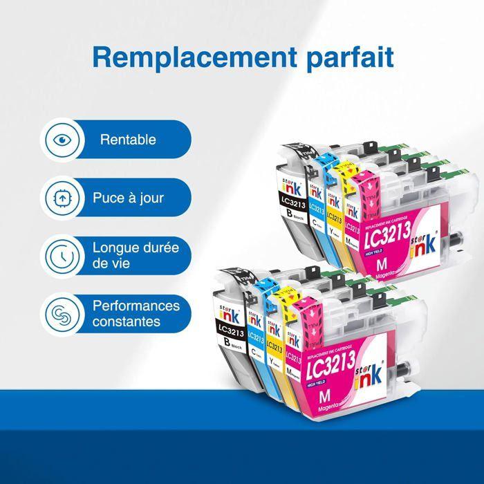 Starink Lc3213 Lc3211 Cartouches D'Encre Compatibles Avec Brother Lc3213 Pour Brother Mfc-J890Dw Mfc-J491Dw Mfc-J497Dw Dcp-J7[J77]