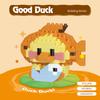 New Happy Cute Duck Series Assembly Building Blocks Cartoon Doll Tabletop Ornaments Educational Blocks Toy  kids birthday Gifts