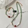 New Style Elegant Natural Jade & Freshwater Pearl & Agate Stone 14K Gold Filled Female  Set For Women Necklace Bracelet