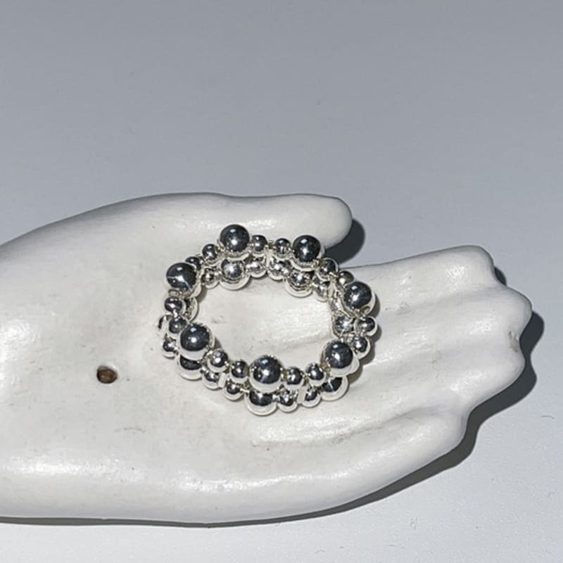 Easy Thingz Silver Ball Fence Ring