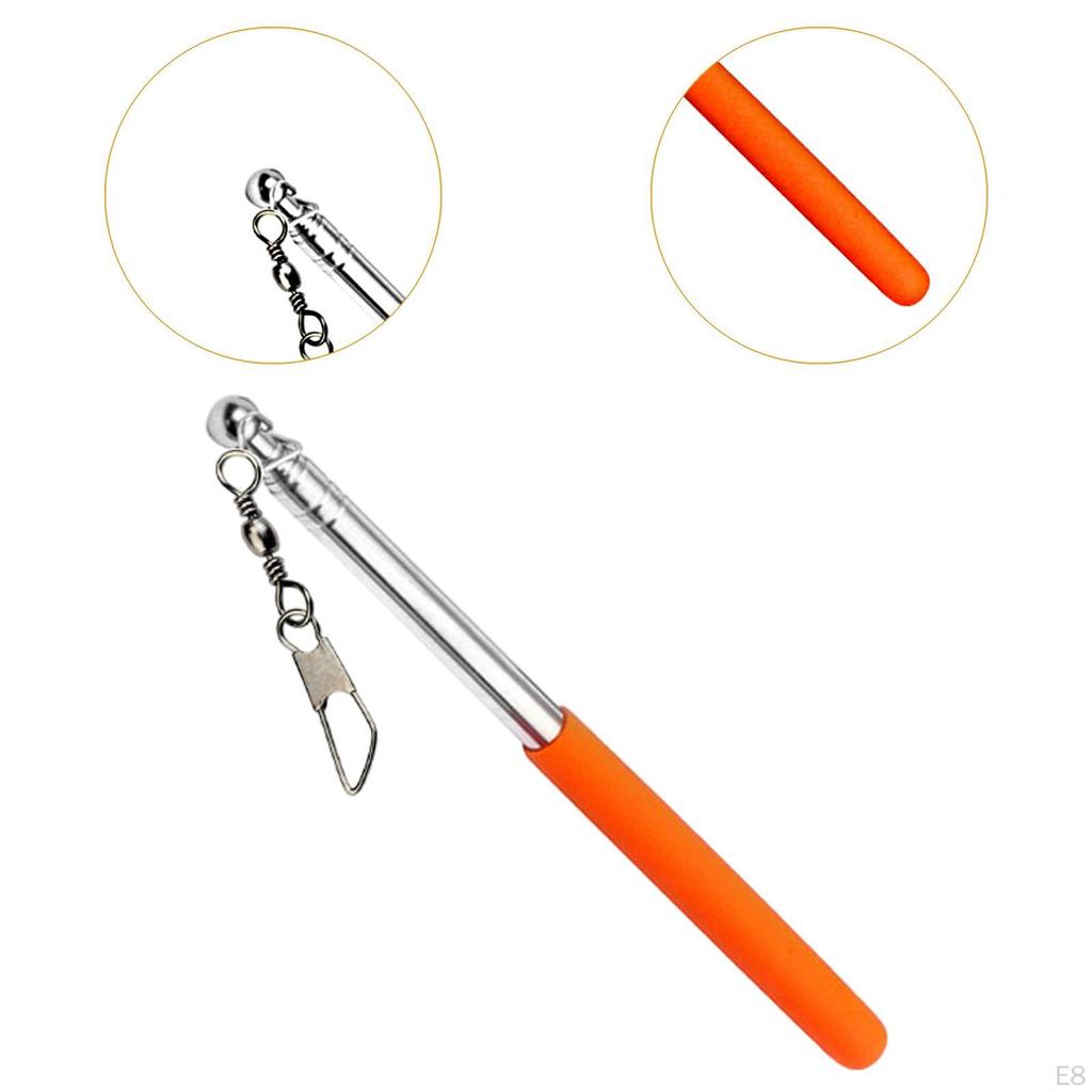 Maszt flagowy o regulowanej długości dla przewodników turystycznych, przenośny ręczny maszt flagowy ze stali nierdzewnej