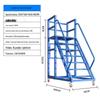 4-Meter Mobile Warehouse Stocking Platform Ladder