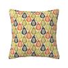 Orla Kiely Fiori Scandinavi Federa Cuscino Arredo Casa Quadrata Poliestere Stampa Double Face