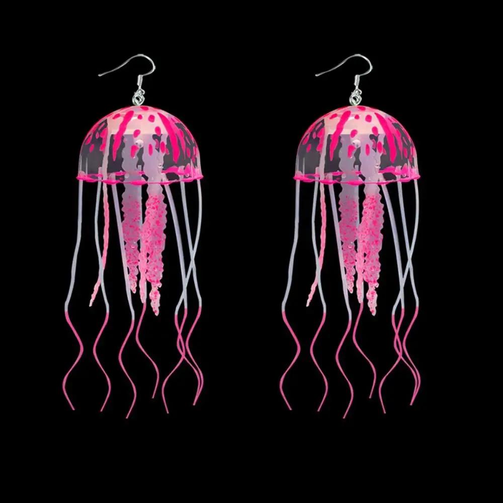 Silikon Quallenform Ohrringe Neuer Schmuck Edelstahl Quaste Personalisierte Ohrringe Ohrstecker Ohr