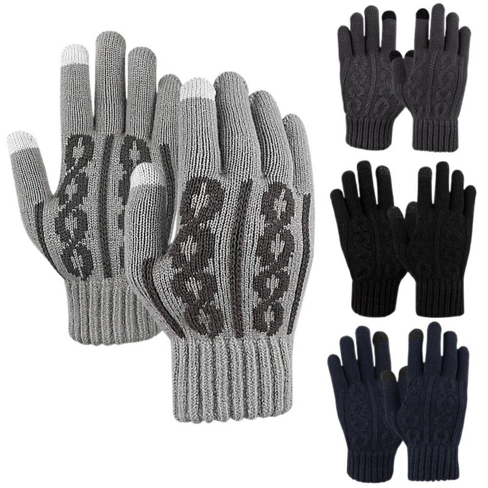 Synthetic Fabric Winter Gloves Touchscreen Compatible hermal Gloves Outdoor Activities