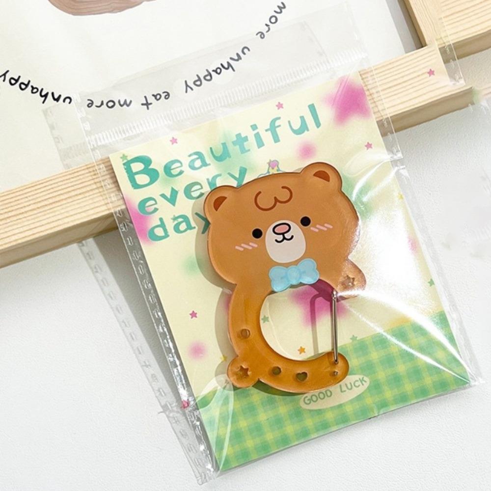 Acrylic Climbing Hook Cartoon Key Hanging Cute Climbing Buckle