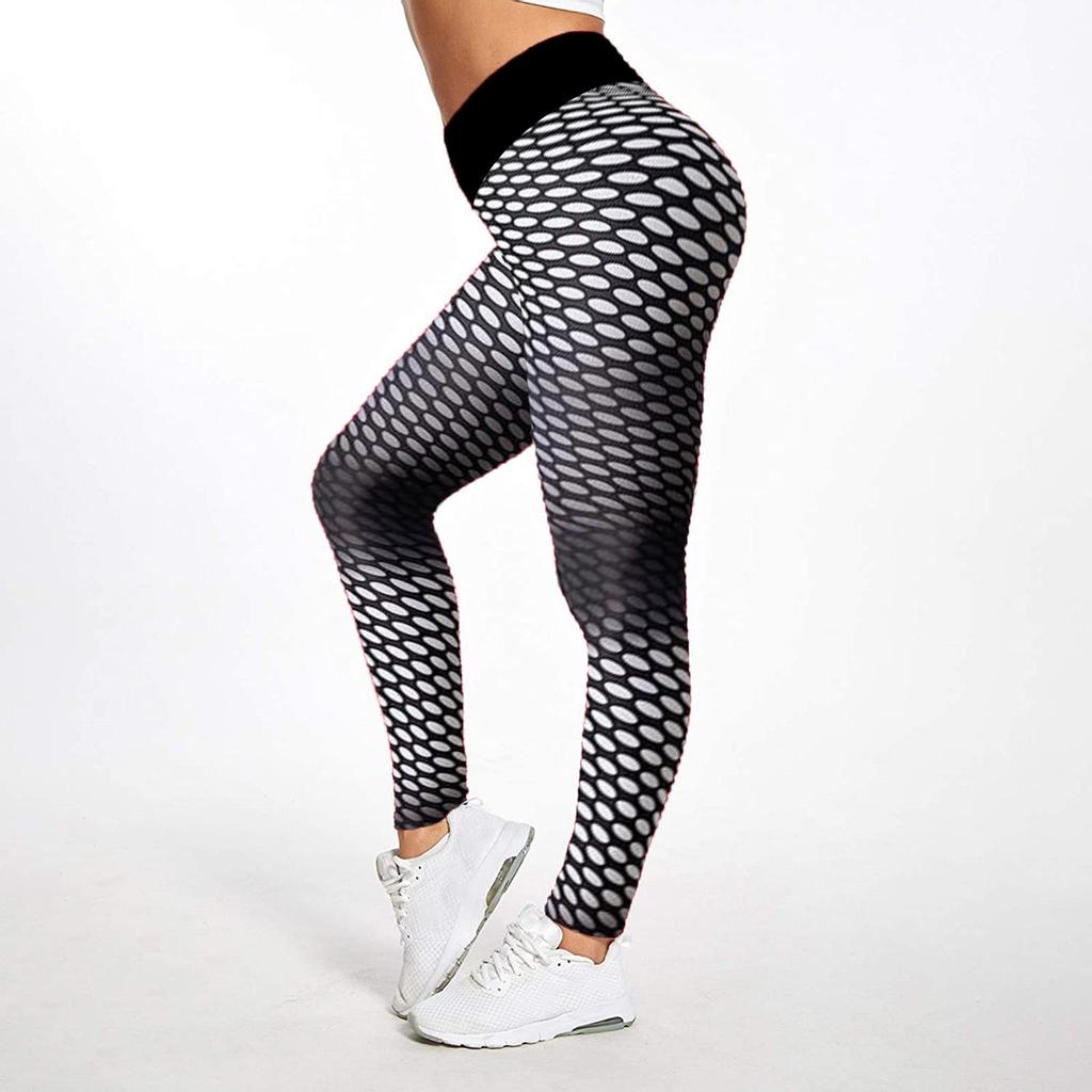 Lift Hip Hip Polka Dot Yoga Pants Absorbent And Breathable Tight Exercise Pants