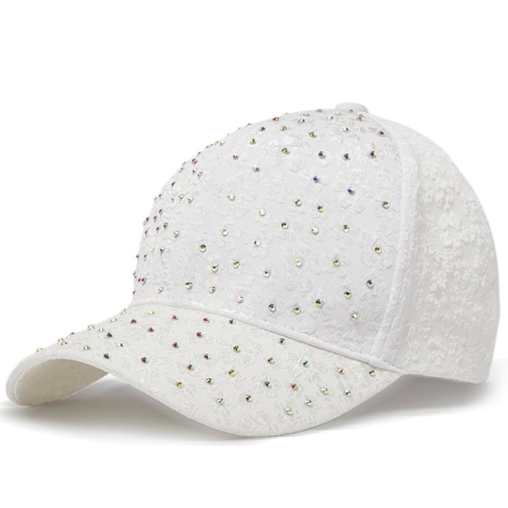 Breathable Flower Baseball Hat Adjustable Outdoor Sun Hat Casual Elegant Hat Female Fashion