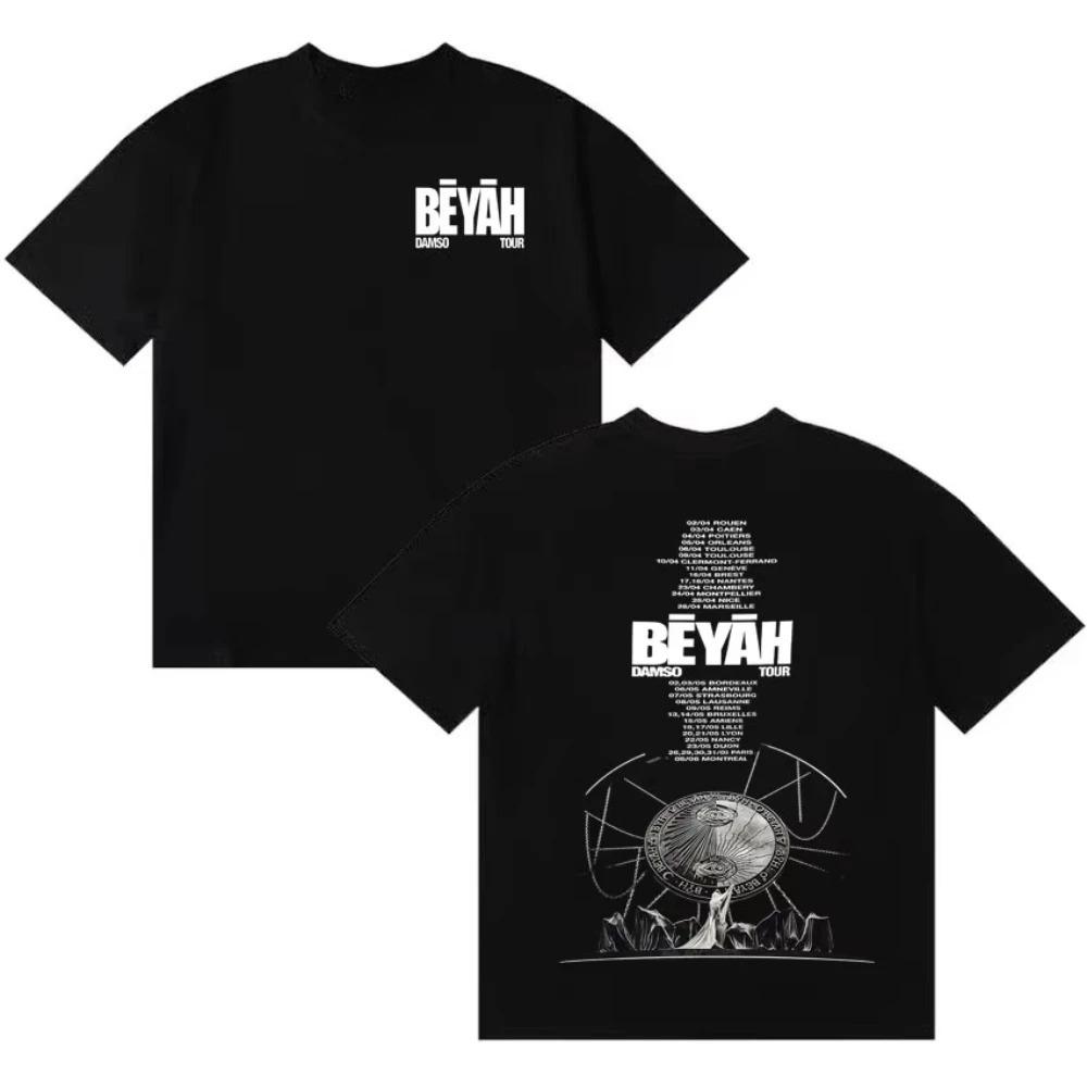 

Unisex Women Summer Loose Cotton Tshrit Singer Damso 2026 Hot Album Fashion Tshirt Oversized Hip Hop Teenagers Short Sleeve T Shirt S