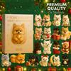 Pomeranian Advent Calendar 2025 with 2D Acrylic Dog Ornaments 24 Days Christmas Countdown Calendar Gift for Pomeranian Lovers