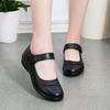 Frühling Herbst Damen Ballerinas Schwarz Weiche Echtleder Schuhe Marke Elegant Damen Mary Jane Mutter Schuhe Übergröße 41