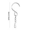 S-Type 360° Rotating Stainless Steel Hook for Outdoor Decor