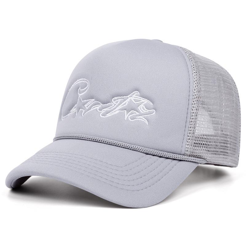 Čtyři roční období Síťovaná baseballová čepice Dámská Pánská Módní Ležérní Prodyšná Písmeno Ikona Unisex HipHop Trucker Čepice Venkovní Sportovní Táta Klobouk