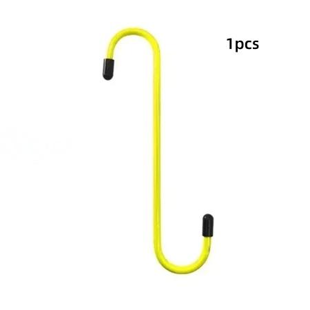 

Car Brake Caliper Hook Auto Brake Calipers Hooks with S Shape Rubber Tips Universal Tools for Brake Bearing Axle Suspension Work жёлтый