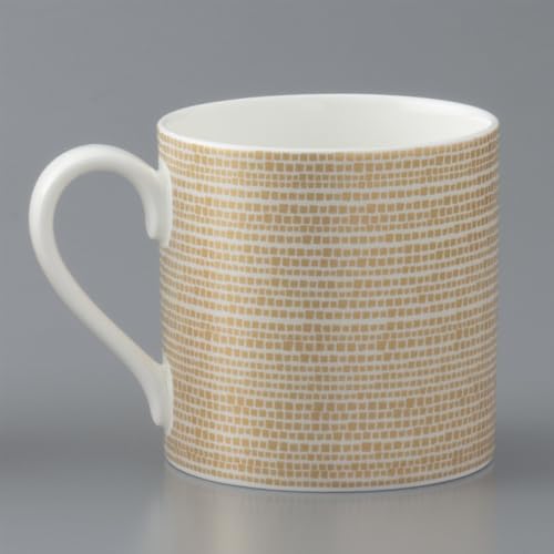 NARUMI Luminar Mug, 340cc, Gold, Stylish, Modern, Casual, Large, Gift, Microwave-safe, Dishwasher-safe, Gift Boxed, 52528-2999