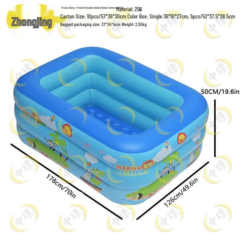 Zhongjing PVC Inflatable Children's Swimming Pool