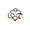 Charms Openwork Heart Pendants Vintage Jewelry Supplies QC068