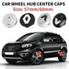 4PCS 57mm 60mm Car Tire Center Hub Cap Logo Sticker Rim Cap Badge For Renault Megane 2 3 Clio 4 Trafic Captur Emblems Kangoo SH4U