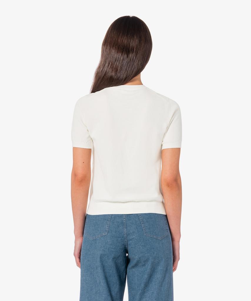 LACOSTE Women'S Basic Crew Neck Short Sleeve Sweater Af115E-56G 70V