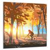 PANEL SZKLANY DO KUCHNI 60x65 Las