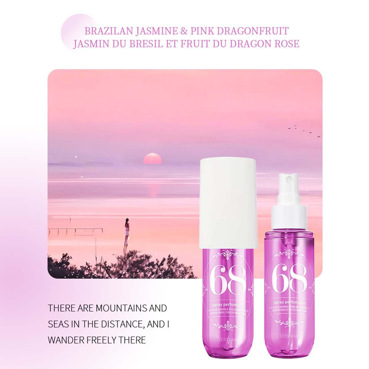 Brazil Digital Alcohol-Free Perfume Set - 90ml Hair & Body Fragrance Spray with Long-Lasting Scent.