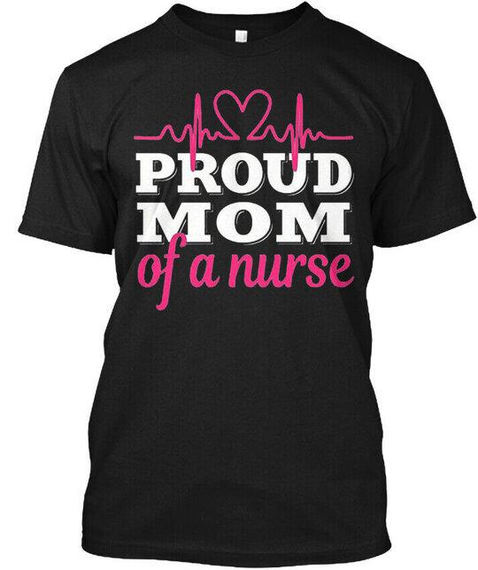 Women S Proud Mom Of A Nurse Love T-Shirt Made in the USA Size S to 5XL