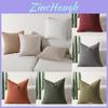 Super Soft Chenille Cushion Cover Modern Minimalist Style Plush Throw Pillow Case Variety Of Colors