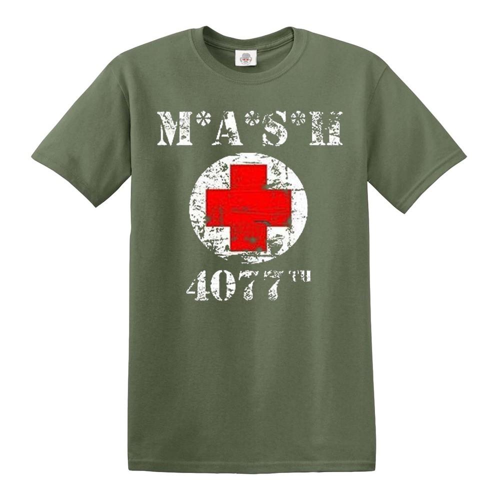 Mash vintage red cross 4077 mens tshirt mens ladies gift top tshirt tee top