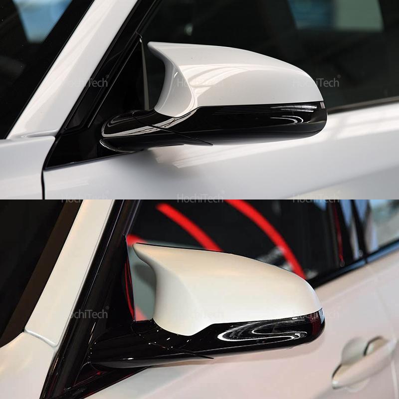 Pro BMW M2 F87 M3 F80 M4 F82 2014-19 S řízením vlevo Bílá varianta Kryt zpětného zrcátka Náhradní styl Krytky bočních zrcátek