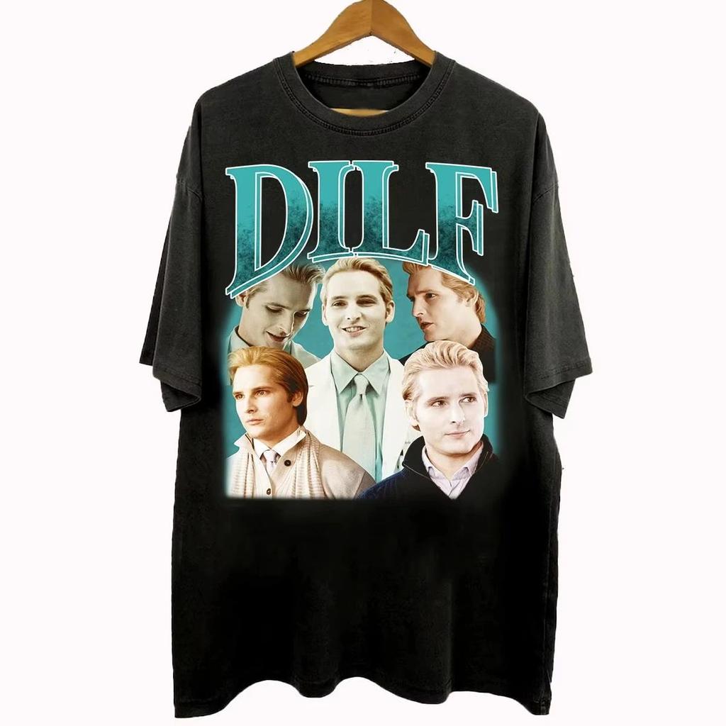 Carlisle Cullen Saga di Twilight Film Regali Stile Bootleg Vintage Carlisle Cullen DILF Maglietta per Unisex e Donna Maglietta