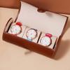 Elegant Watch Storage Box with Cushioned Display