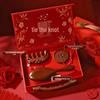 Elegant Sandalwood Comb Gift Set for Bride and Groom - Perfect for Engagement or Wedding