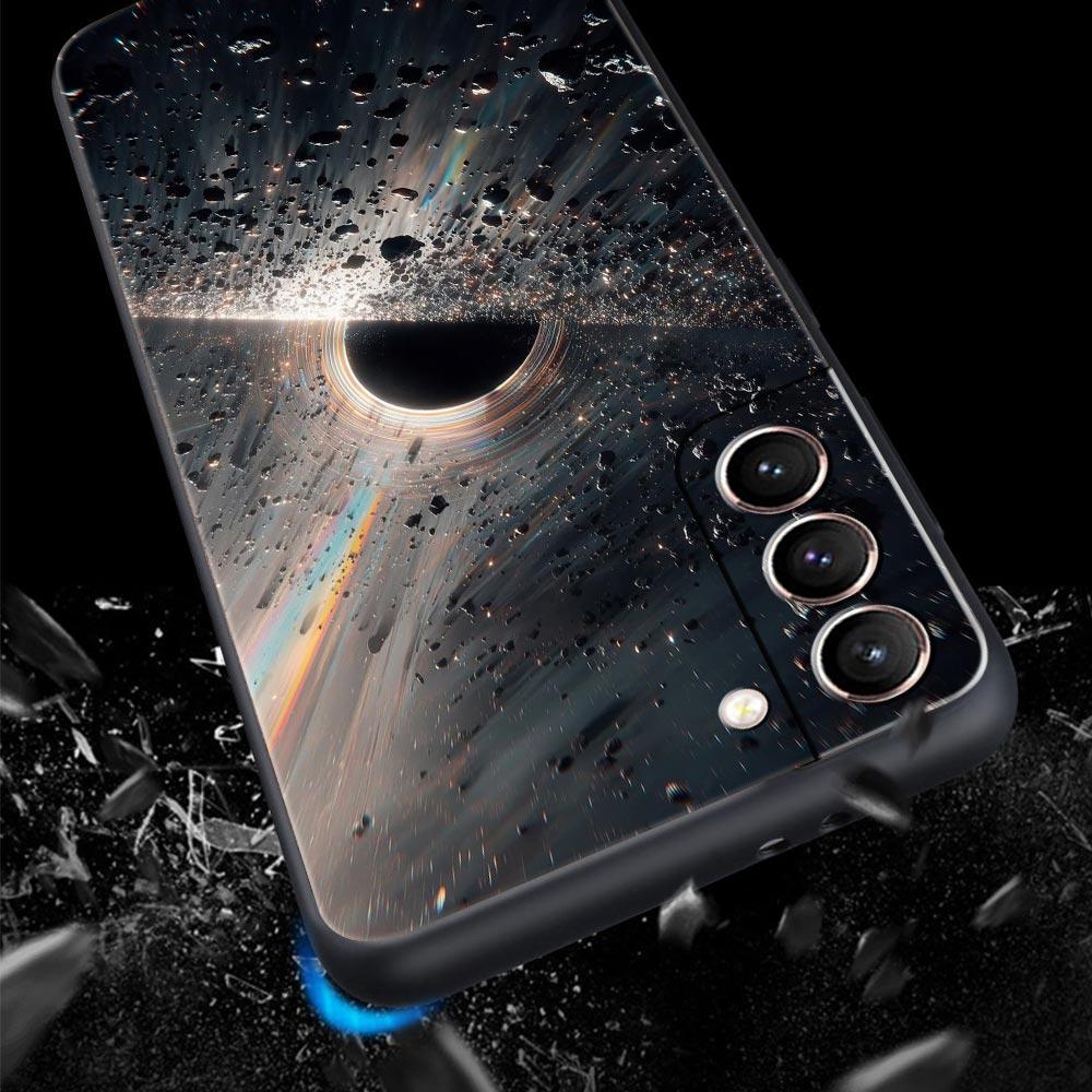 Universe Starry Sky Moon Phone Case for Samsung Galaxy S26 S25 S24 S23 S22 S20 S21 FE Ultra S25 Edge Plus 5G Soft TPU Cover Bags