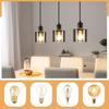 Suspension - NETTLIFE - E27 3 ampoules - Noir - Métal - Ø68 x H170 cm