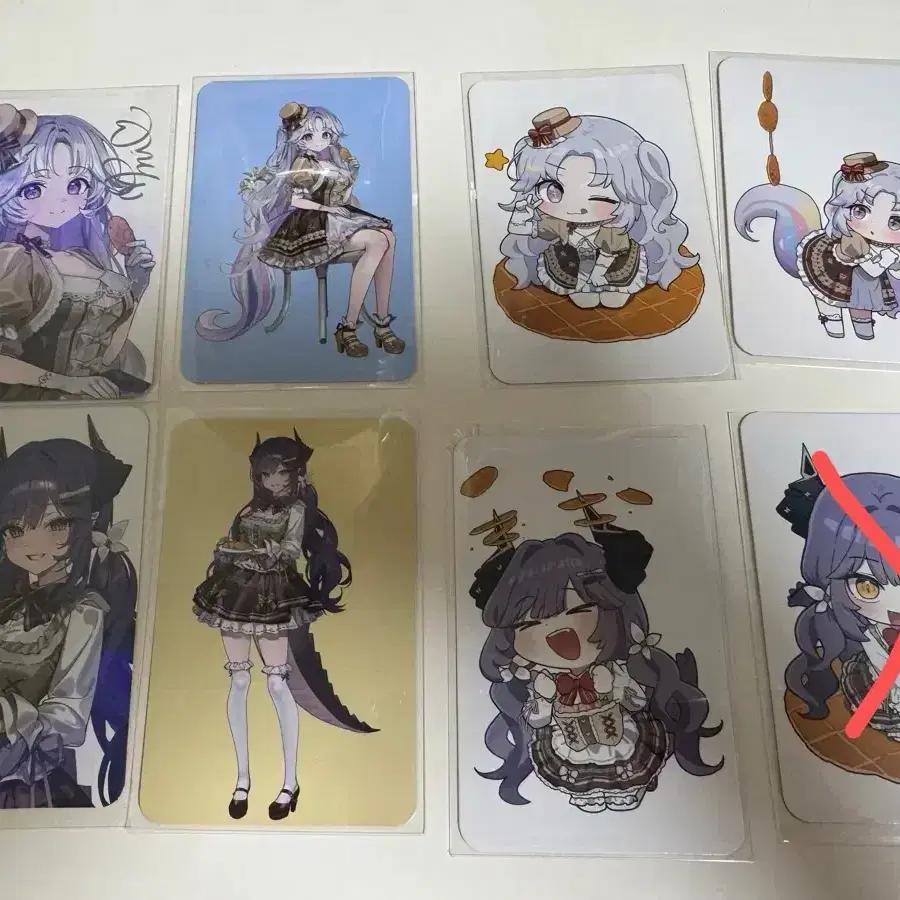 Stellar Live Collaboration Unihuya Photocard Butter Waffle 7 Types +Milky S full set