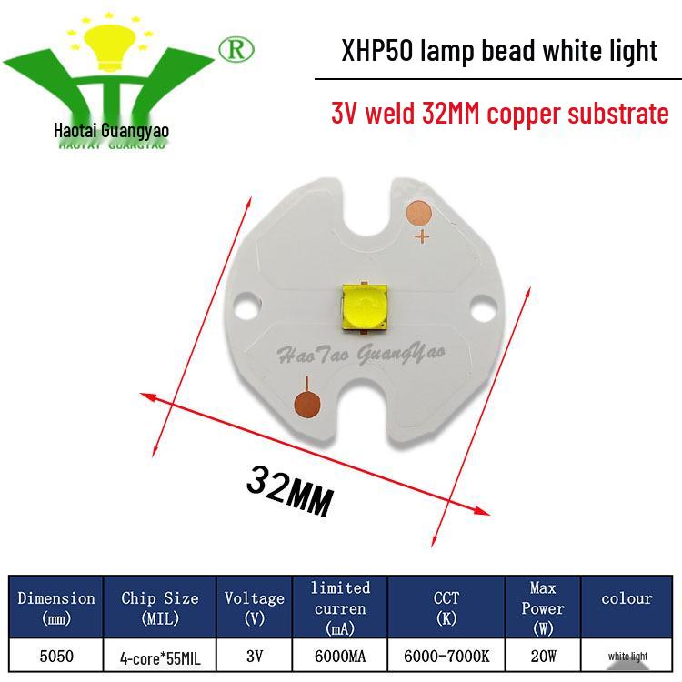 Imitation CREE XHP50 2nd Gen 5050 LED Chip 20W High Power LED Surface Mount Light Source