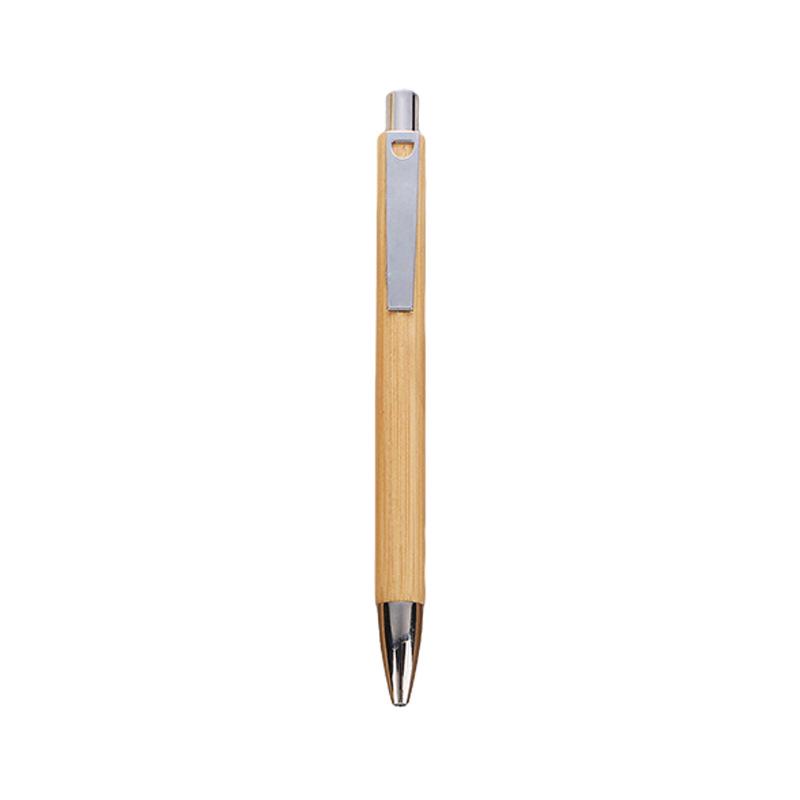 Bamboo Click Ballpoint Pen for Business, Advertising, or Gifts – Customizable with Logo