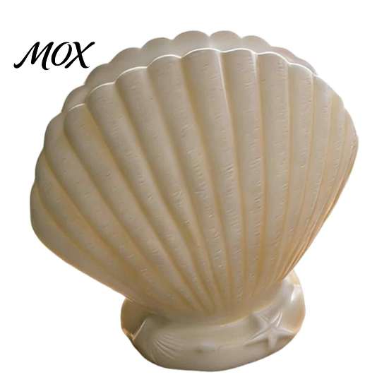 Unique Conch Shaped Vase Seashell Succulents Planter, Resin Ocean-Themed Flower Pot with Drainage Hole, Planter Beach Shell for Home Garden