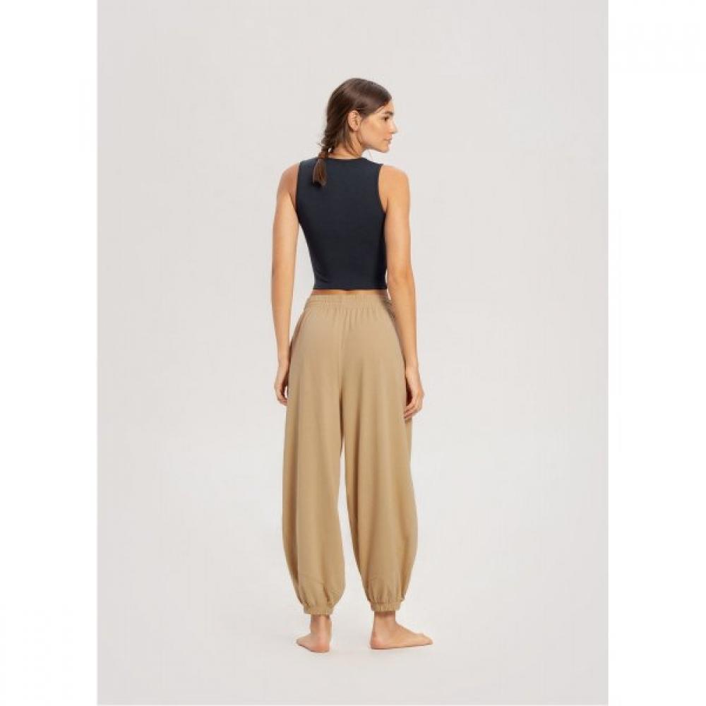 Budhi Mudra Diagonal Jogger Pants  Pale Khaki